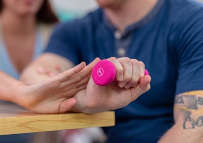 Grip and strengthening exercise for wrist and hand rehabilitation